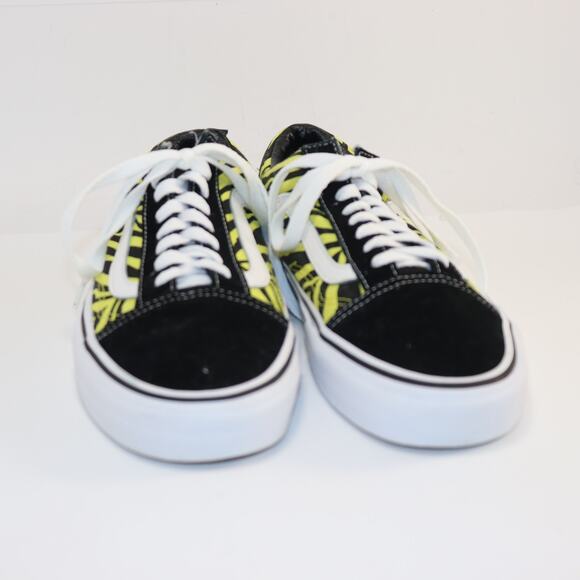 Vans Old Skool Yellow Black Zebra Print Men’s Size 8 - Picture 3 of 7